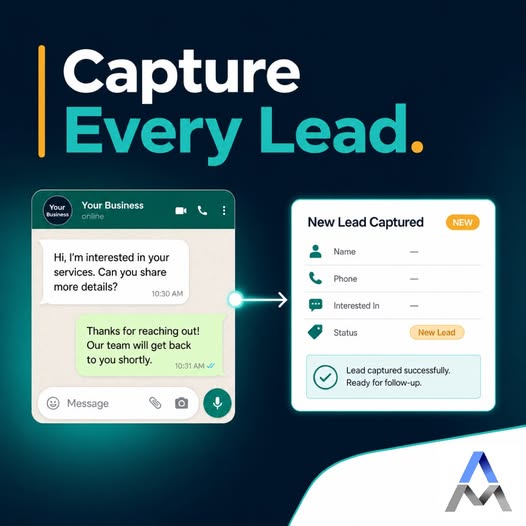 AI WhatsApp automation captures every lead